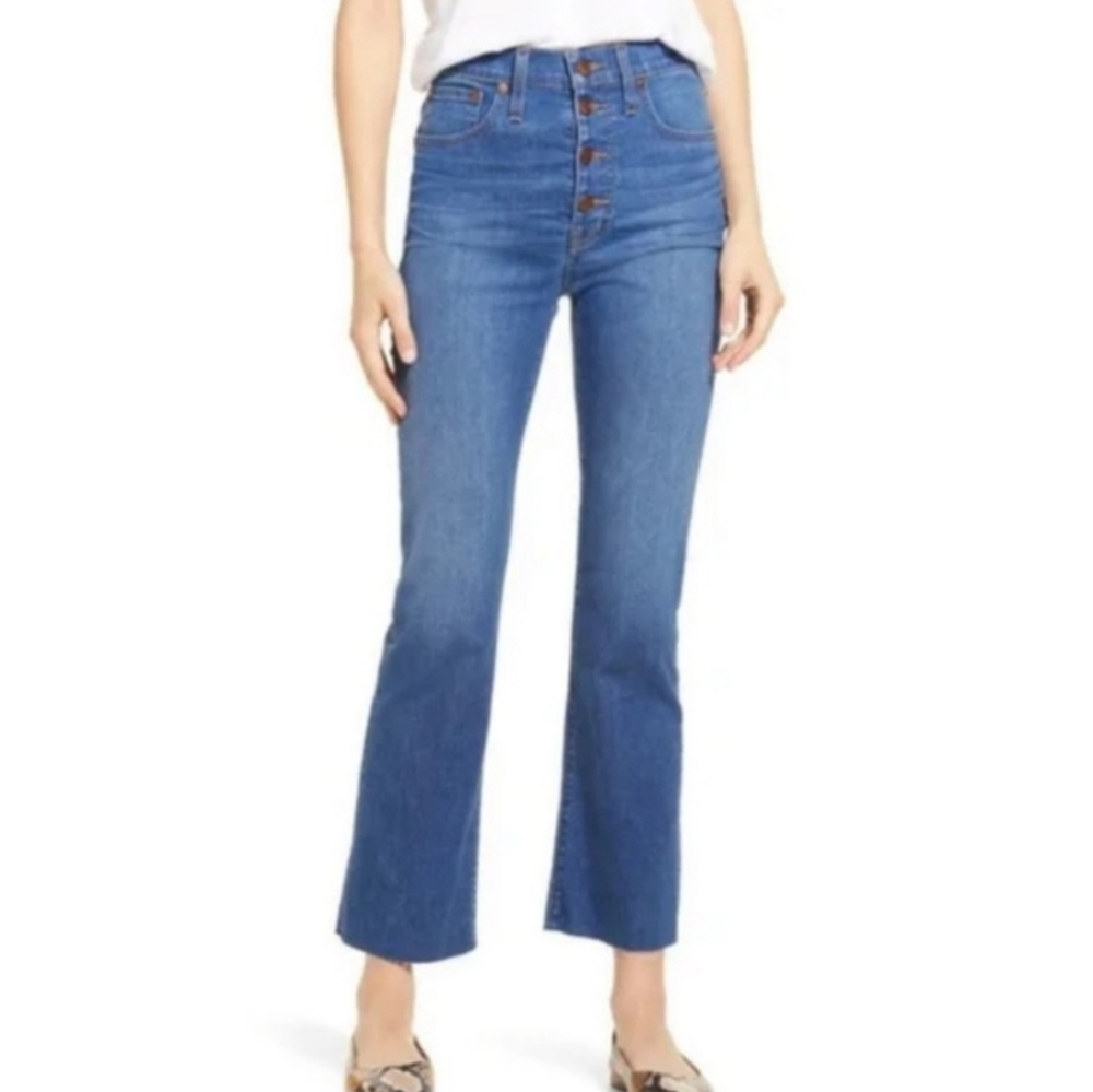 Madewell Cali Demi-Boot with button fly